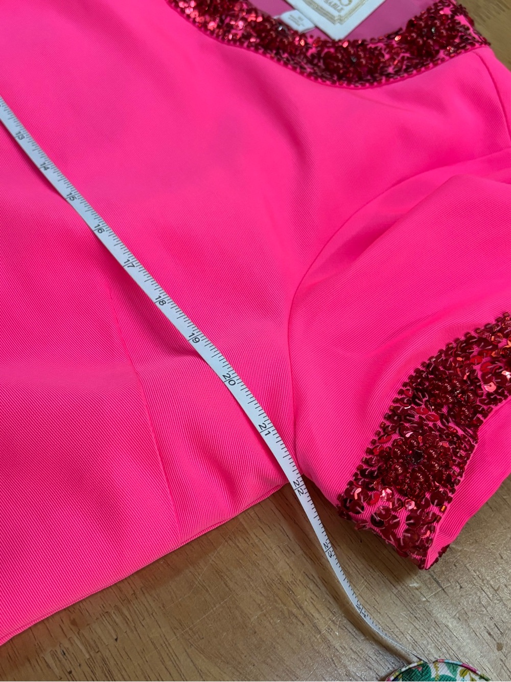 Sail to Sable x Style Charade collection Tracy pink sequin embellished dress NEW - Picture 8 of 10